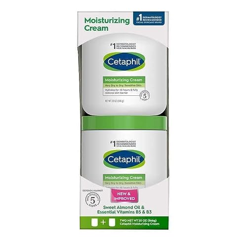 Cetaphil Moisturizing Cream 20 oz, 2 Pack Beauty & Personal Care Cetaphil