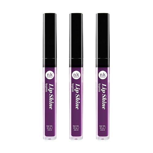 NICKA K NEW YORK Lipshine, Cosmetics, vibrant colors, bright colors, shining lips, lip shine, long lasting (AMZ267) Beauty & Personal Care NICKA K NEW YORK