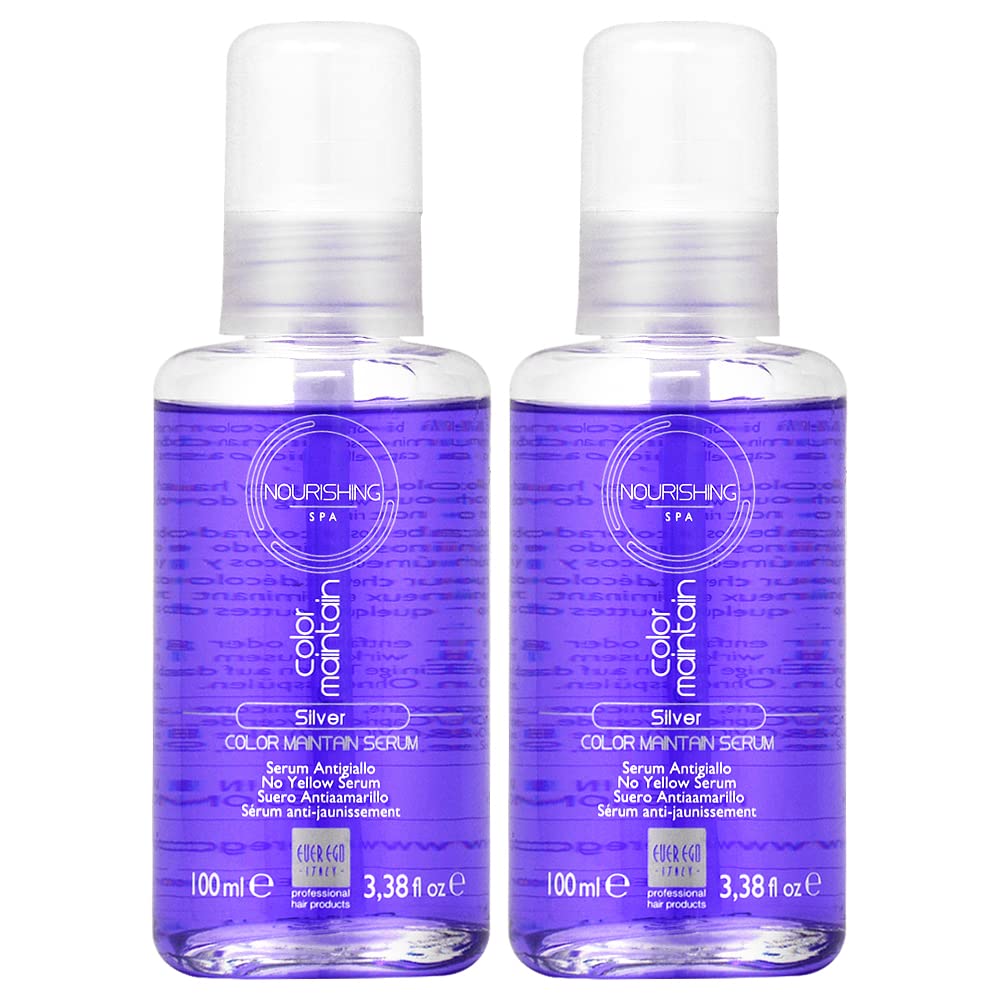 Ever Ego Silver Color Maintain Serum 100ml/ 3.38oz (Pack of 2) Beauty & Personal Care Ever Ego Italy
