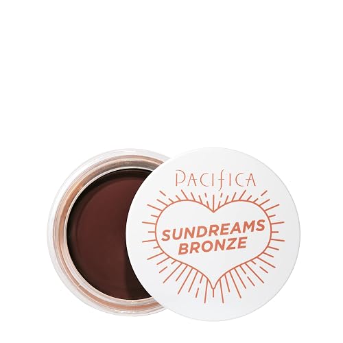 Pacifica Face Bronzer - Sun Dreams Matte Bronzing Cream Highlighter, Hydrating & Buildable Contour with Floral Extracts, Talc-Free, Vegan Beauty & Personal Care Pacifica