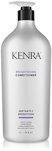 Kenra Professional Brightening Conditioner | Eliminates Brassy Tones | Purple/Violet Conditioner for Blondes, Grays, Brunettes & all Hair Types| 33.8 Beauty & Personal Care Kenra