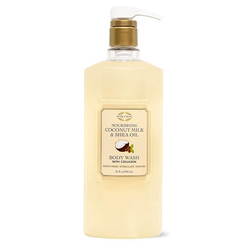 RIVER & ROWE Nourishing Coconut Milk & Shea Oil Body Wash With Collagen Beauty & Personal Care RIVER & ROWE