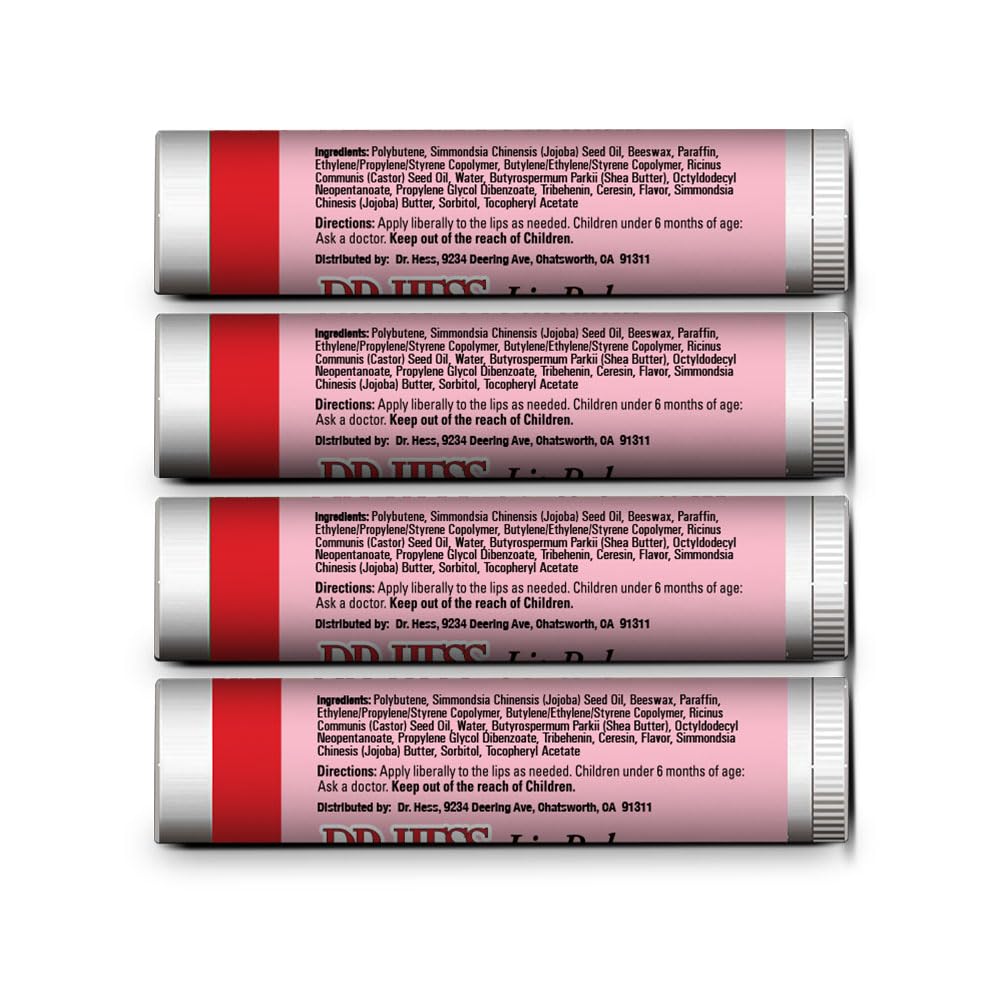 Dr. Hess Original Udder Stick Lip Balm, Soothing Moisturizer Sun Screen Balm for Dry Lips with Jojoba, Beeswax & Shea Butter, Total Lip Care Beauty and Personal Care Dr. Hess