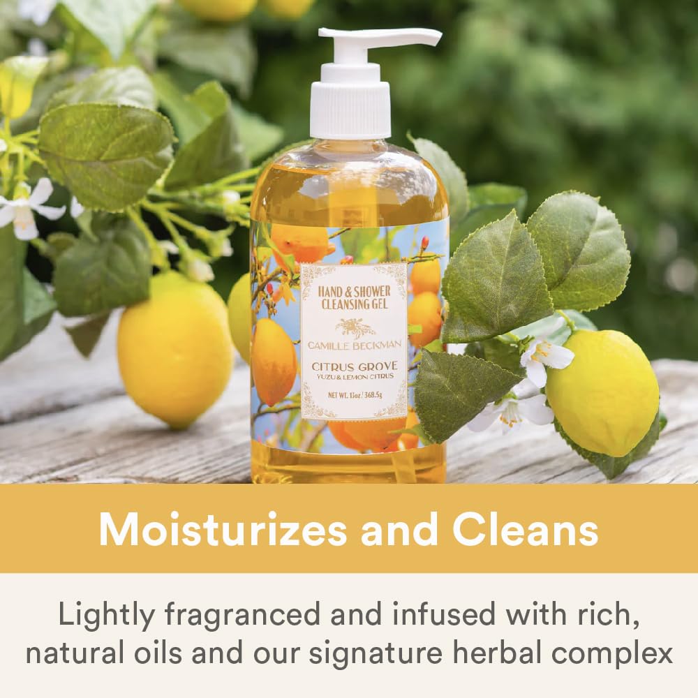Camille Beckman Hand and Shower Cleansing Gel, Citrus Grove, 13 Ounce Beauty & Personal Care Camille Beckman