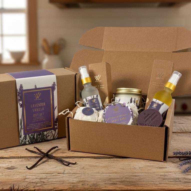 Wild Vibes Lavender Vanilla Gift Box Beauty & Personal Care Wild Vibes