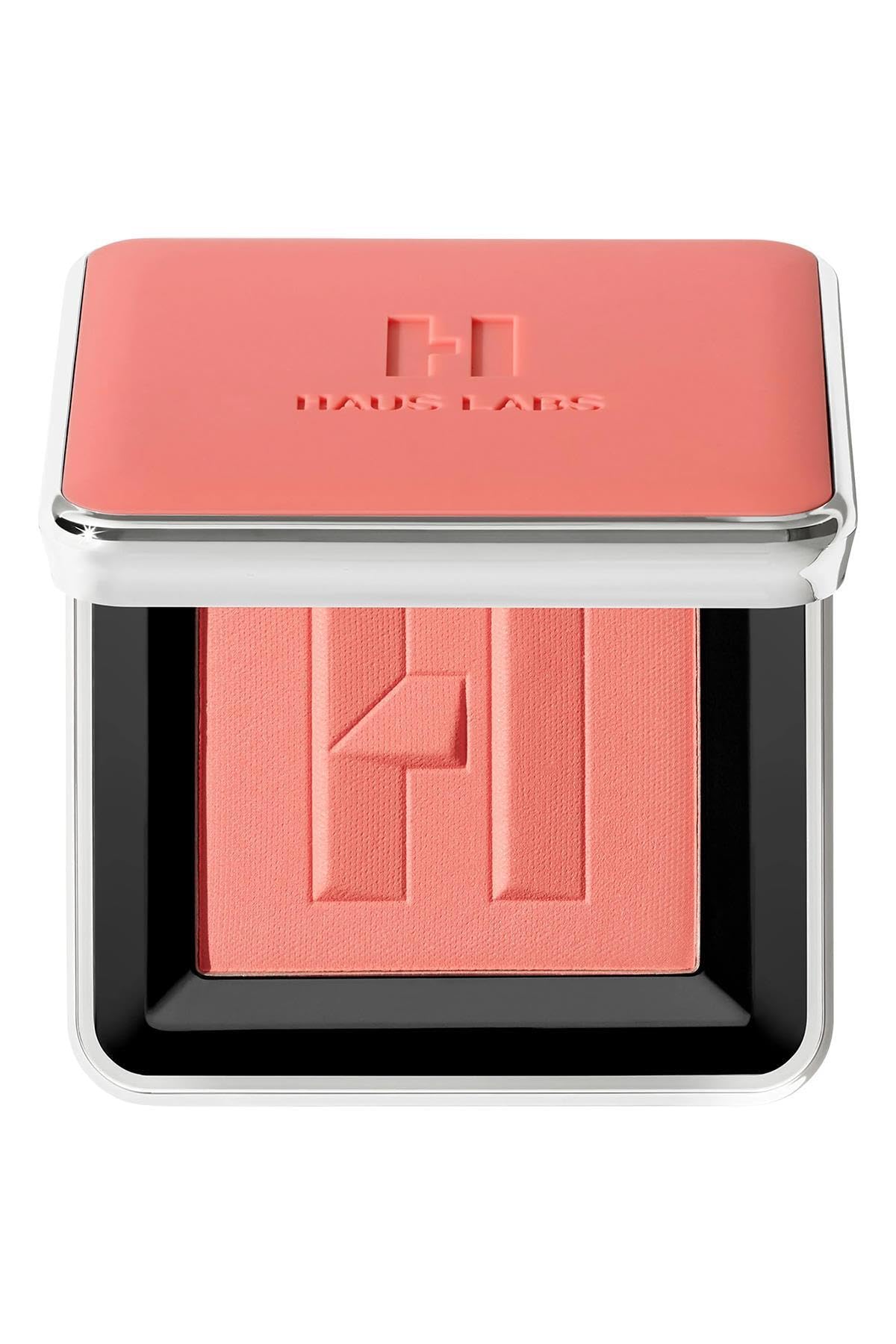 HAUS LABS BY LADY GAGA Color Fuse Talc-Free Blush Powder - Pomelo Peach, Soft Coral - Fermented Arnica, Hydraberry, Squalane - Natural Finish,