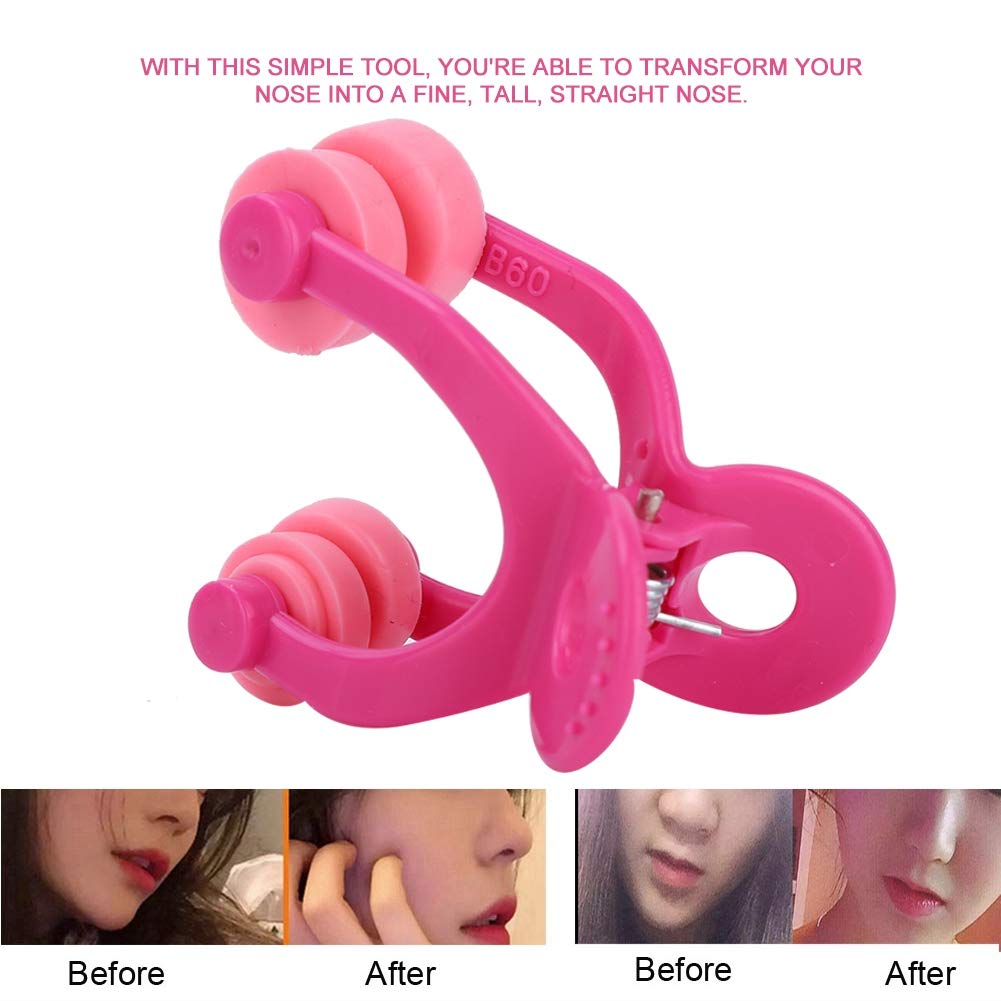 Nose Shaper Clip - Lifter & Straightener for Wide or Crooked Noses - Soft Silicone Rhinoplasty Device - Safety Design for Women, Men, Girls & Ladies Beauty and Personal Care Uxsiya