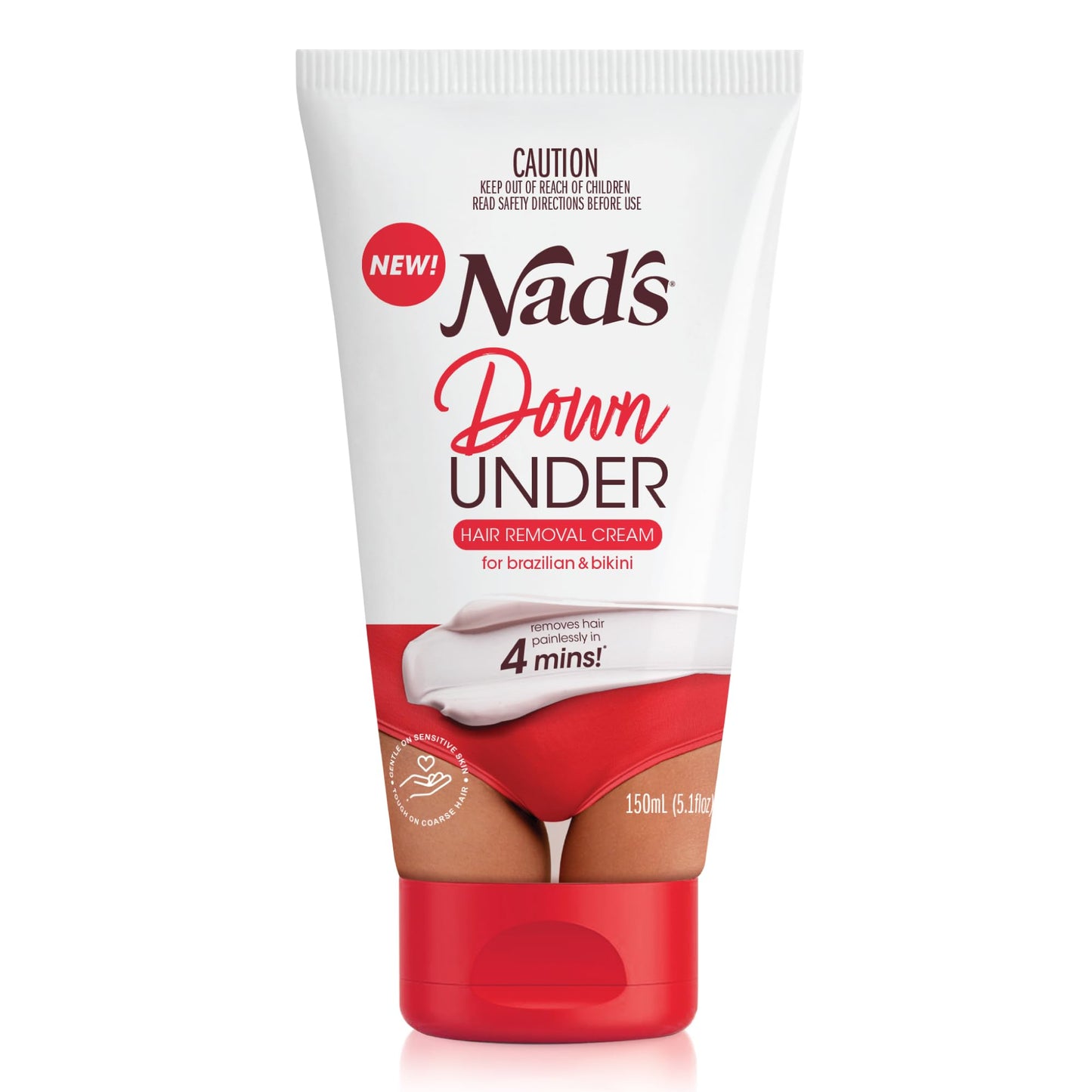 Nad's Down Under Cream for Women, Intimate Hair Removal Cream 150 ml Beauty and Personal Care Nad's