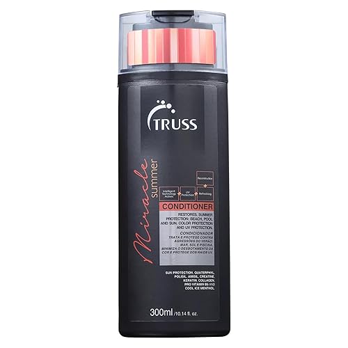 TRUSS Miracle Summer Conditioner - Moisturizing Conditioner, Protects Hair From Sun, UV, Ocean & Pool Water, Adds Shine, Prevents Color Fading - All Beauty & Personal Care TRUSS