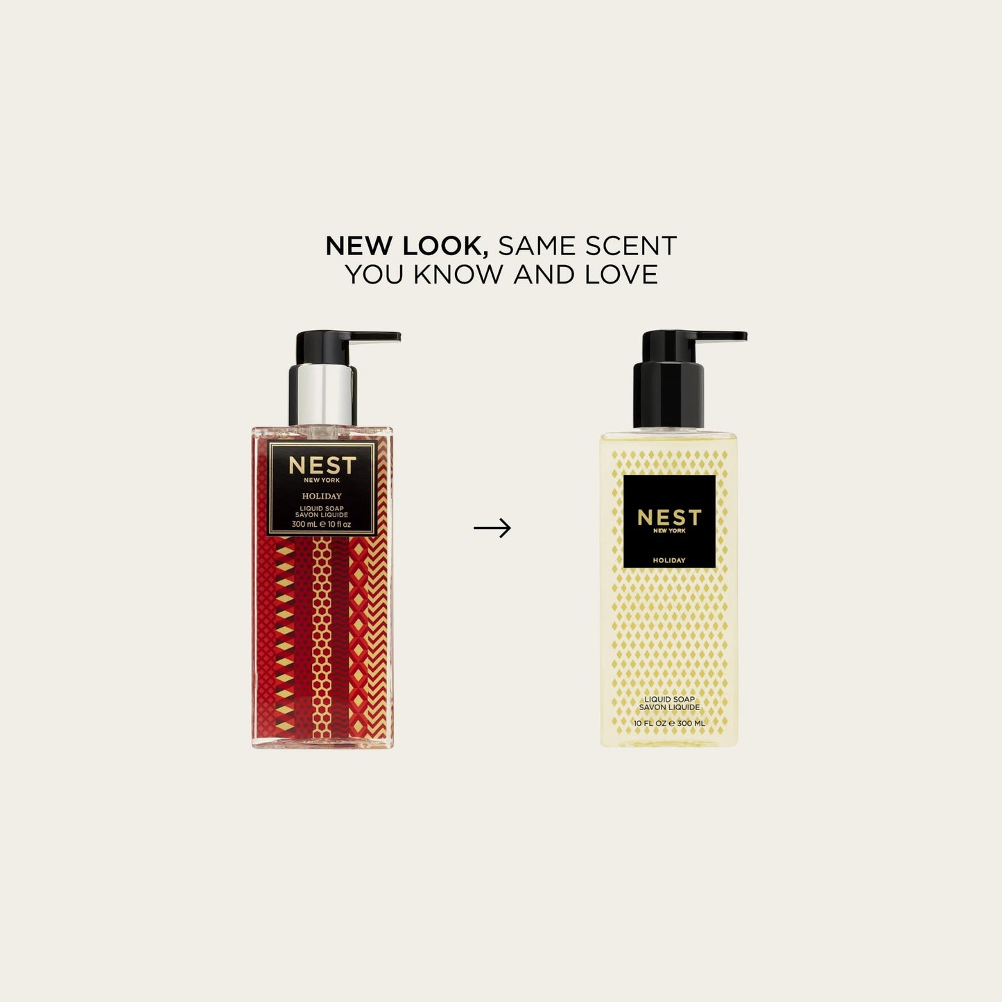 NEST New York Liquid Soap, Holiday - 10 fl oz - Cleanses & Nourishes Skin - Approx. 300 Pumps Per Bottle - Gluten Free & Cruelty Free Beauty & Personal Care NEST New York