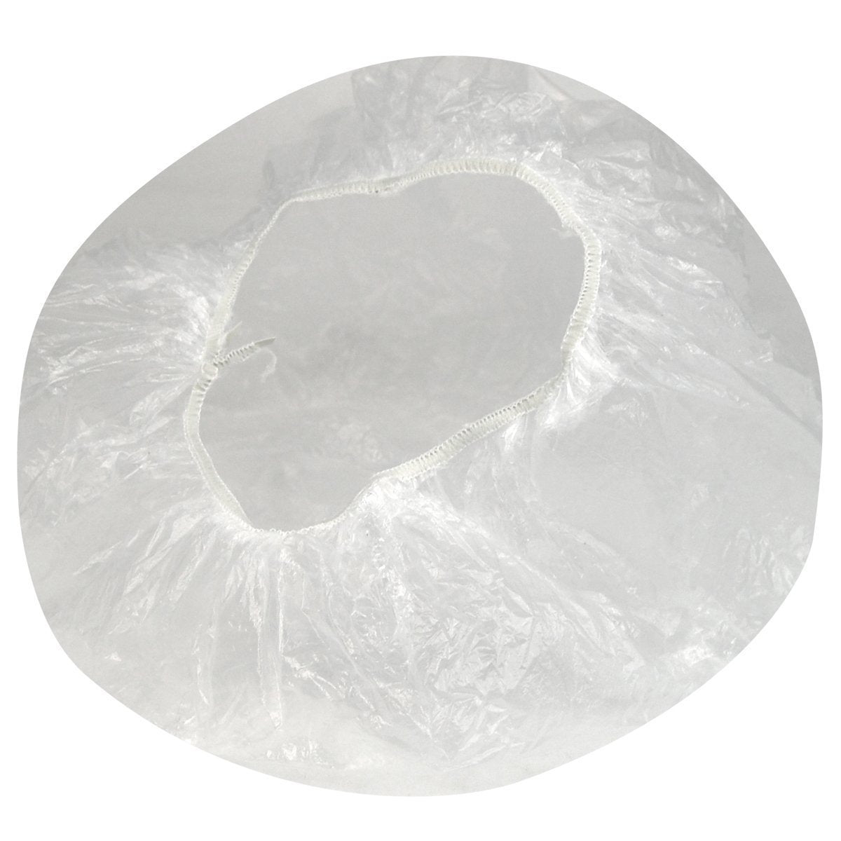 Disposable 100 Pcs Plastic Waterproof Clear Shower Caps Bath Shower Hair Caps For Women and Men Beauty & Personal Care Wresty