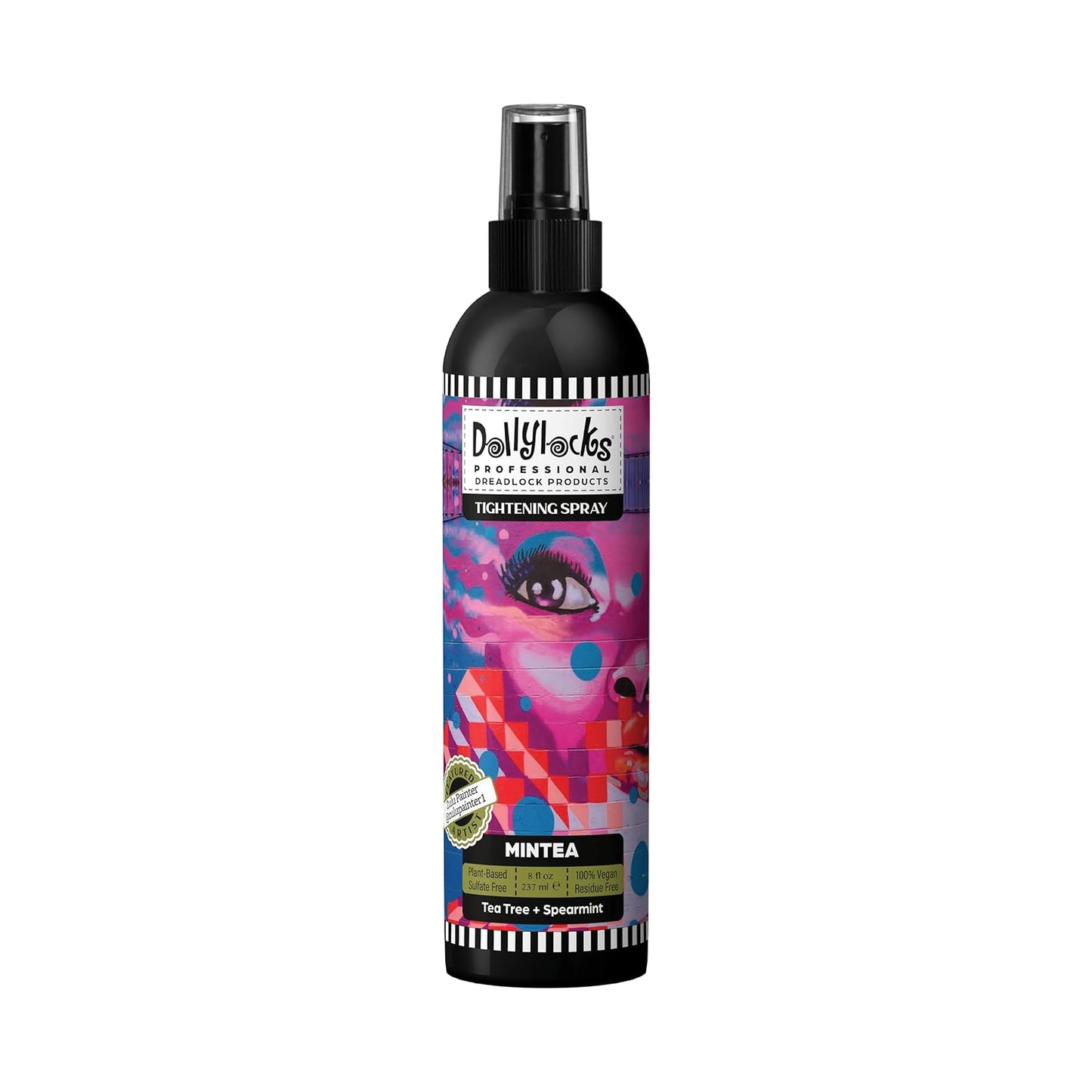 Dollylocks Sea Salt Texture Spray | Plant-Based, Vegan, Residue-Free | Tighten Locs Dreadlocks | Loose Hair Care | Tea Tree Spearmint | 8oz Beauty & Personal Care Dollylocks
