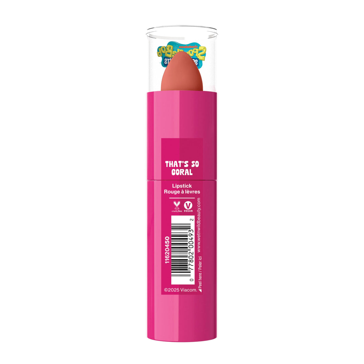 wet n wild Spongebob Lipstick - That's So Coral