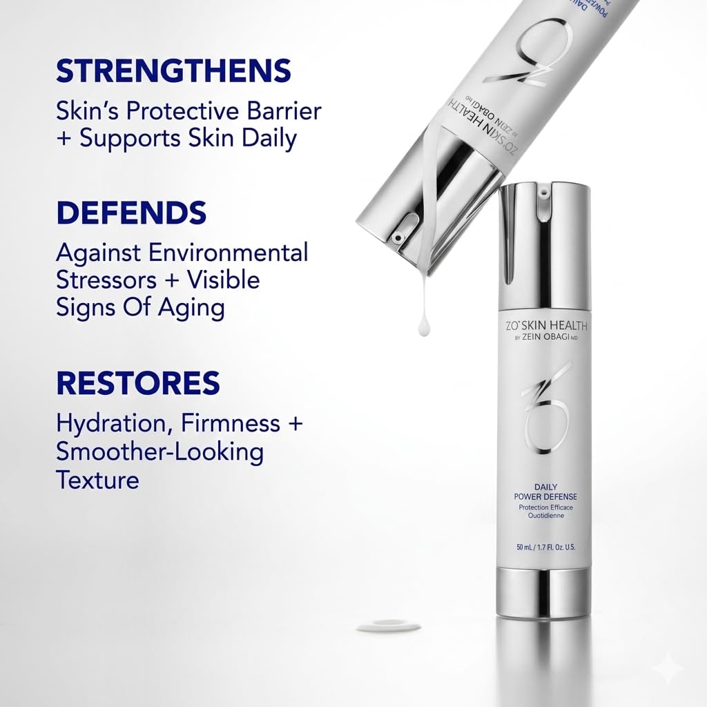 ZO SKIN HEALTH Daily Power Defense - Antioxidant Protection & Skin Barrier-Support Serum, 1.7 Fl. Oz Beauty & Personal Care ZO SKIN HEALTH