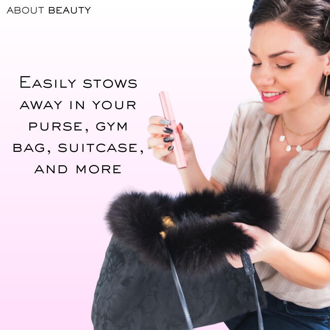 About Face Sonic Beauty Wand - Electric Facial Hair Remover and Bonus Eyebrow Shaper, Ideal for Shaving, Exfoliating and Brow Shaping, Epilator Beauty and Personal Care About Face