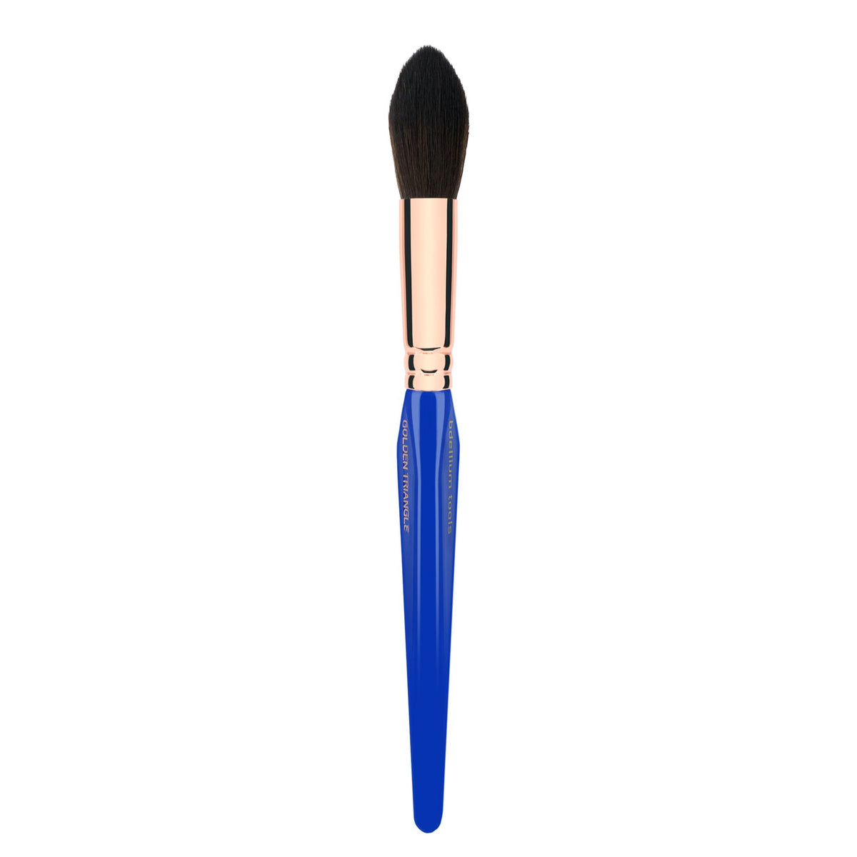 Bdellium Tools Professional Makeup Brush - Golden Triangle 944 Tapered Contour - With All Vegan and Soft Synthetic Fibers, For Adding Dimension (Blue