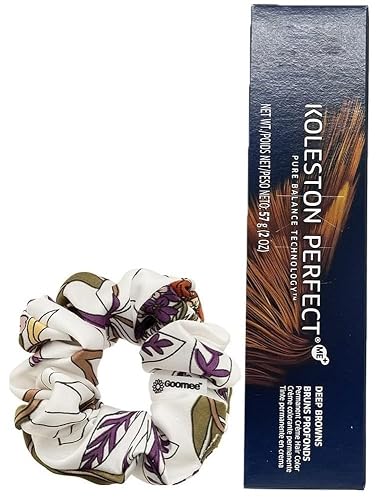 Koleston Perfect 9/7 Very Light Blonde/Brown Permanent Hair Color | Koleston Perfect ME+ Hair Dye 2 Ounce and Goomee Scrunchie (Bundle) Beauty & Personal Care Goomee