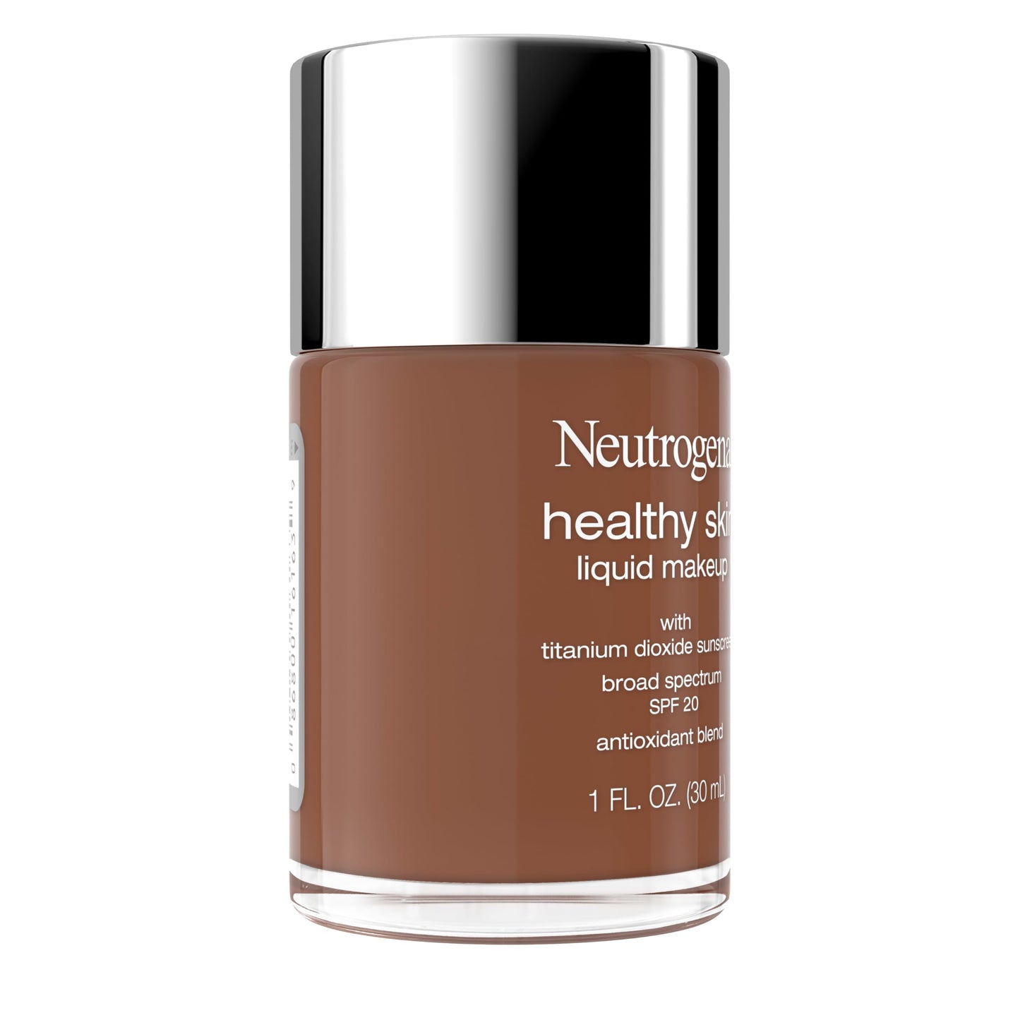 Neutrogena Healthy Skin Liquid Foundation Makeup Broad Spectrum SPF 20 Sunscreen, Medium Coverage, Vit B5, Antioxidants, All Day Wear, Cool Chestnut Beauty & Personal Care Neutrogena