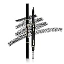 Eyebrow pencil eyebrow Eyebrow Retractable Definer Pencil, eyebrow stylist shape and fill eyebrow pencil, professional eye makeup (01 Black) Beauty & Personal Care UOCK