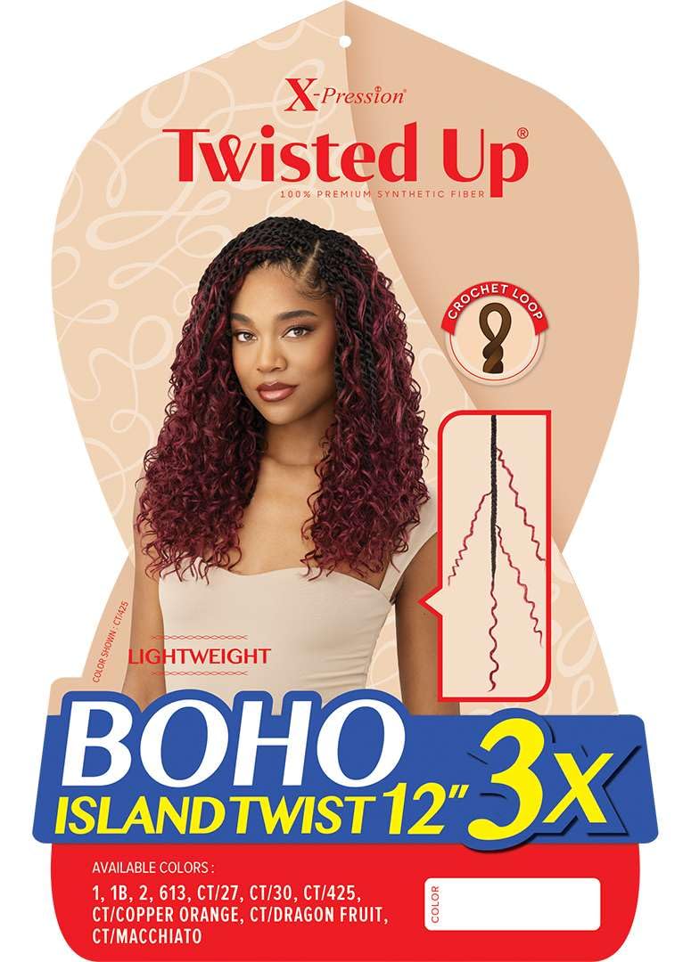 Outre X-Pression Twisted Up - Boho Island Twist 12" 3X (CT/425)