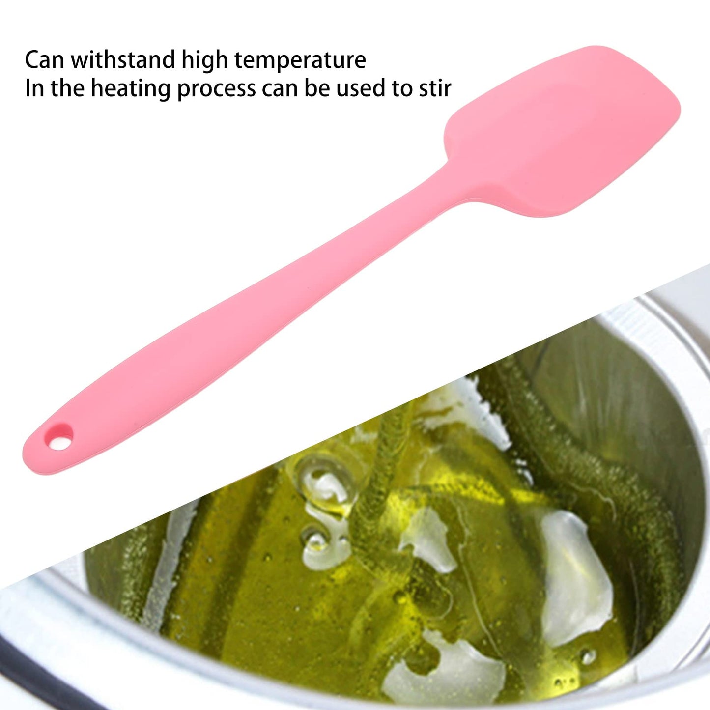 Silicone Spatula For Waxing, Large Silicone Wax Spatula,Reusable Waxing Applicator for Stir Wax,Non Stick Wax shovel for Apply Wax Beauty and Personal Care Yinhing