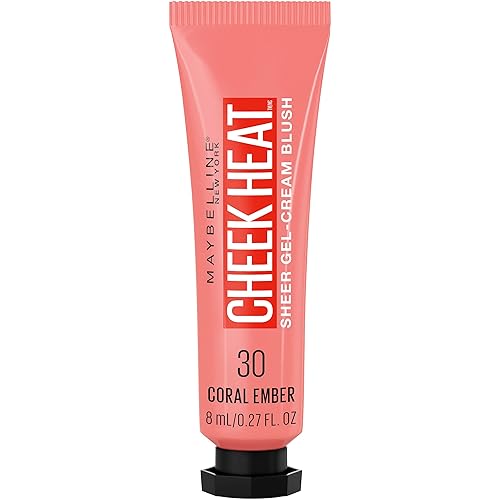 Maybelline New York Cheek Heat Gel-Cream Blush Makeup, Lightweight, Breathable Feel, Sheer Flush Of Color, Natural-Looking, Dewy Finish, Oil-Free Beauty & Personal Care MAYBELLINE