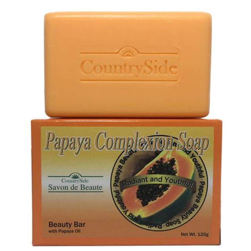 Countryside Papaya Complexion Soap 125G (3 pcs) Beauty & Personal Care Savon De Beaute