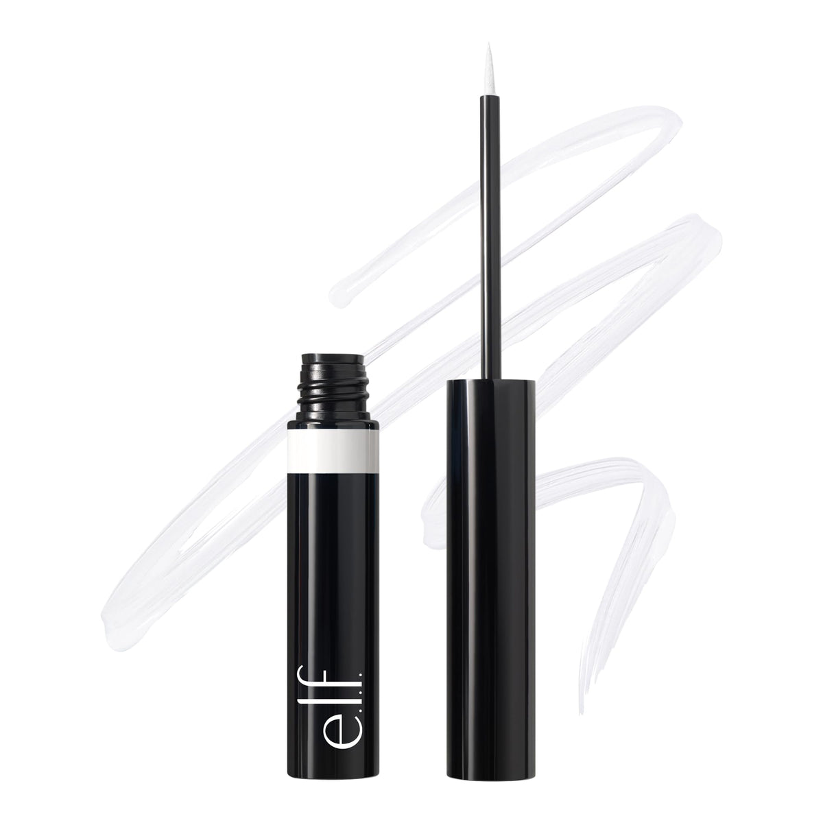 e.l.f. H2O Proof Inkwell Eyeliner Pen, High-pigment, Waterproof Liquid Eyeliner, Delivers A Matte Finish, Vegan , White Out Beauty & Personal Care e.l.f.