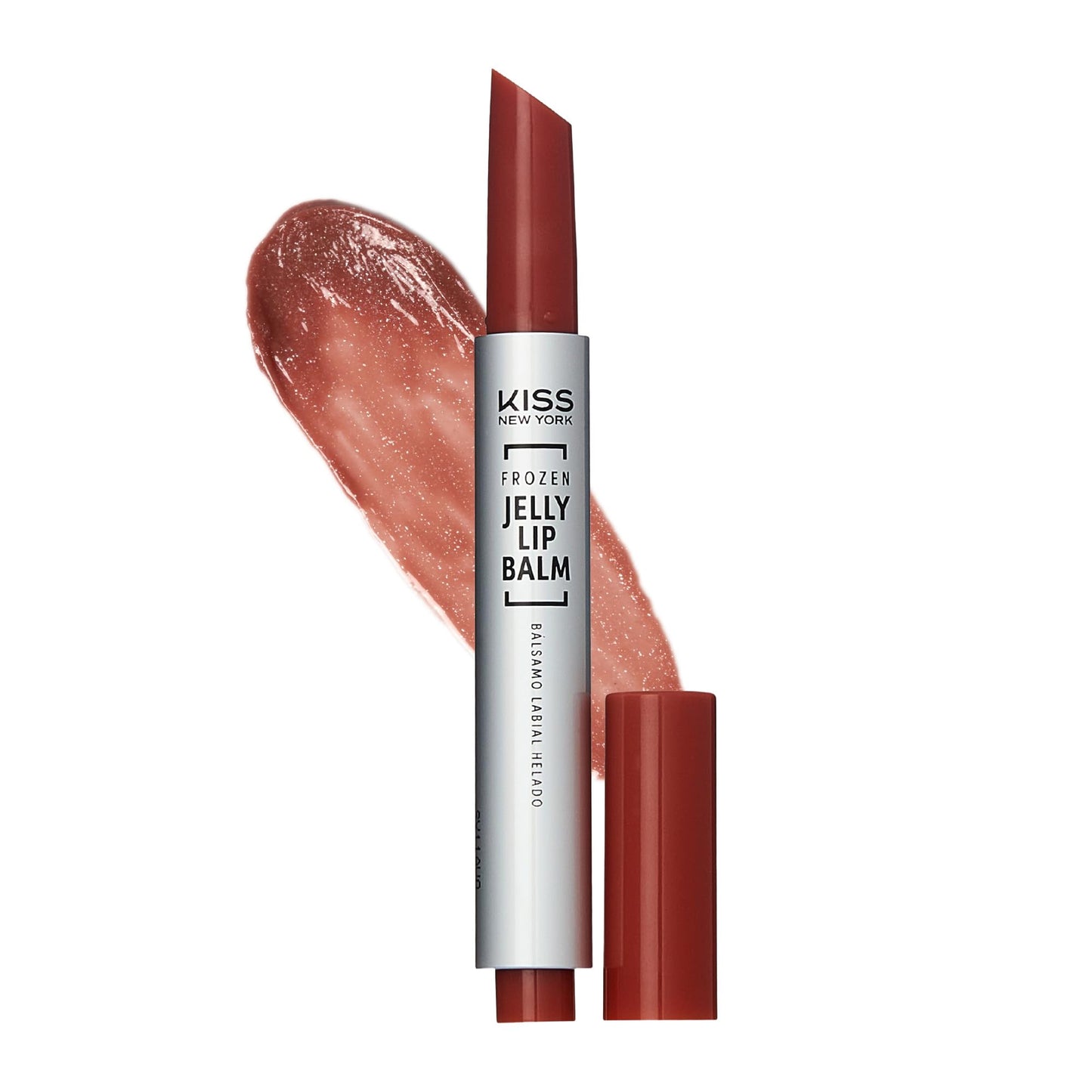 KISS NEW YORK Frozen Jelly Lip Balm Pen, High Shine Lip Gloss for Sheer Tint, Hydrating Melting Lipstick With Hyaluronic Acid, Cooling Effect Beauty and Personal Care Kiss