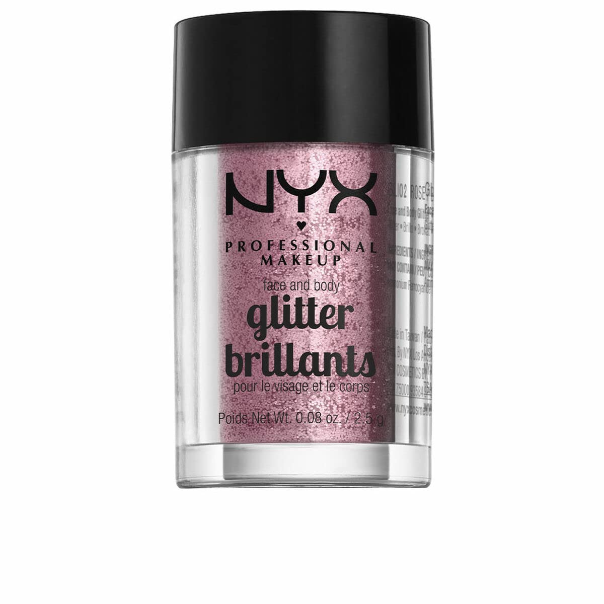 NYX PROFESSIONAL MAKEUP Face & Body Glitter, Rose Beauty & Personal Care NYX PROFESSIONAL MAKEUP