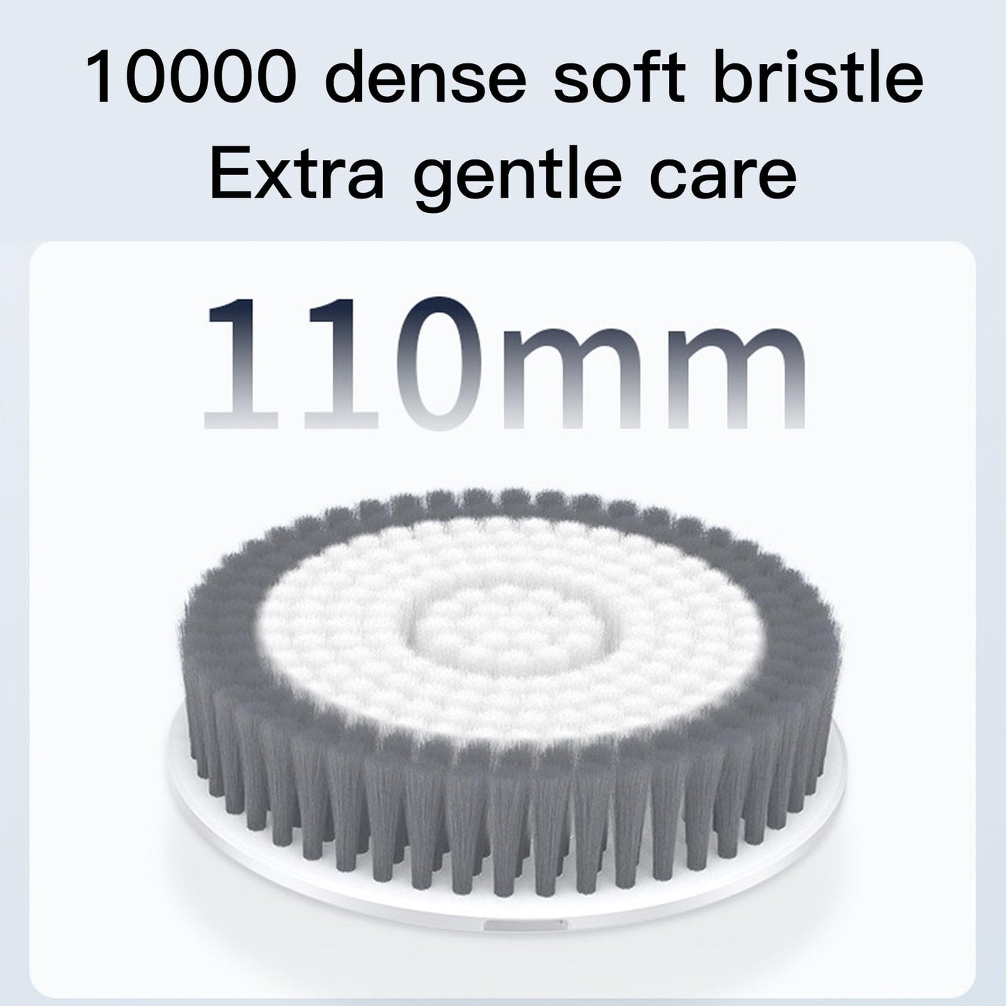 Electric Body Brush, IPX7 3 Large Brush Heads Wall Mounted Back Scrubber, 350kPa High Pressure Adjustable Electric Back Exfoliating Brush for Women Beauty and Personal Care Asixxsix