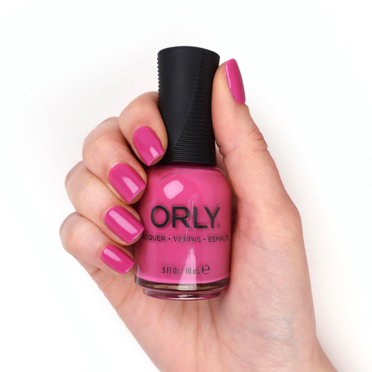 Orly Shut Up Heather Nail Polish | Limited Edited 1980s Collection | Bright Fuchsia Crème | Long-Wearing, Quick Drying & Chip Resistant Formula |