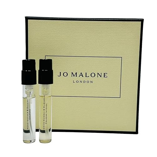 Jo Malone London Scent pairing Duo Jasmine Sambac & Marigold + Honeysuckle & Davana Sample Vial 0.05oz/ 1.5ml ea Beauty & Personal Care Jo Malone
