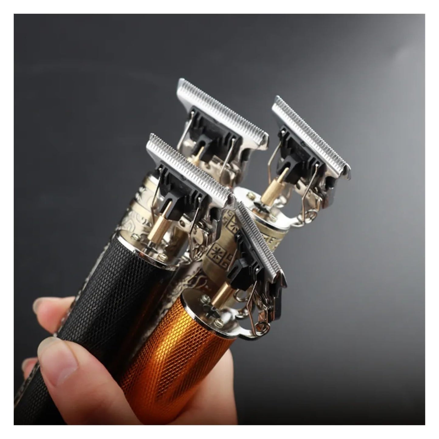 Razors Vintage T9 Hair Cutting Machine Men's Electric Shaver Rechargeable Hair Trimmer Beard Clipper Barber Hair(WaterProofBlack) Beauty and Personal Care EWKYLSEM