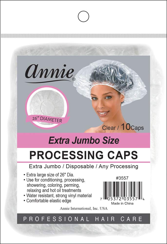Annie Extra Jumbo Size Processing Cap 10pc Beauty and Personal Care Annie