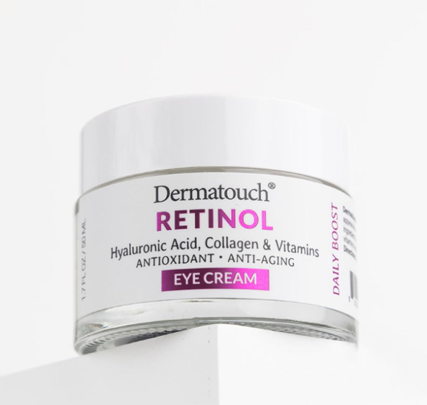 DERMATOUCH Retinol Eye Cream With Hyaluronic Acid, Vitamin C, A, & E, Collagen, & Caffeine, Under Eye Moisturizer With Vitamins & Antioxidants, Gluten Beauty & Personal Care DERMATOUCH