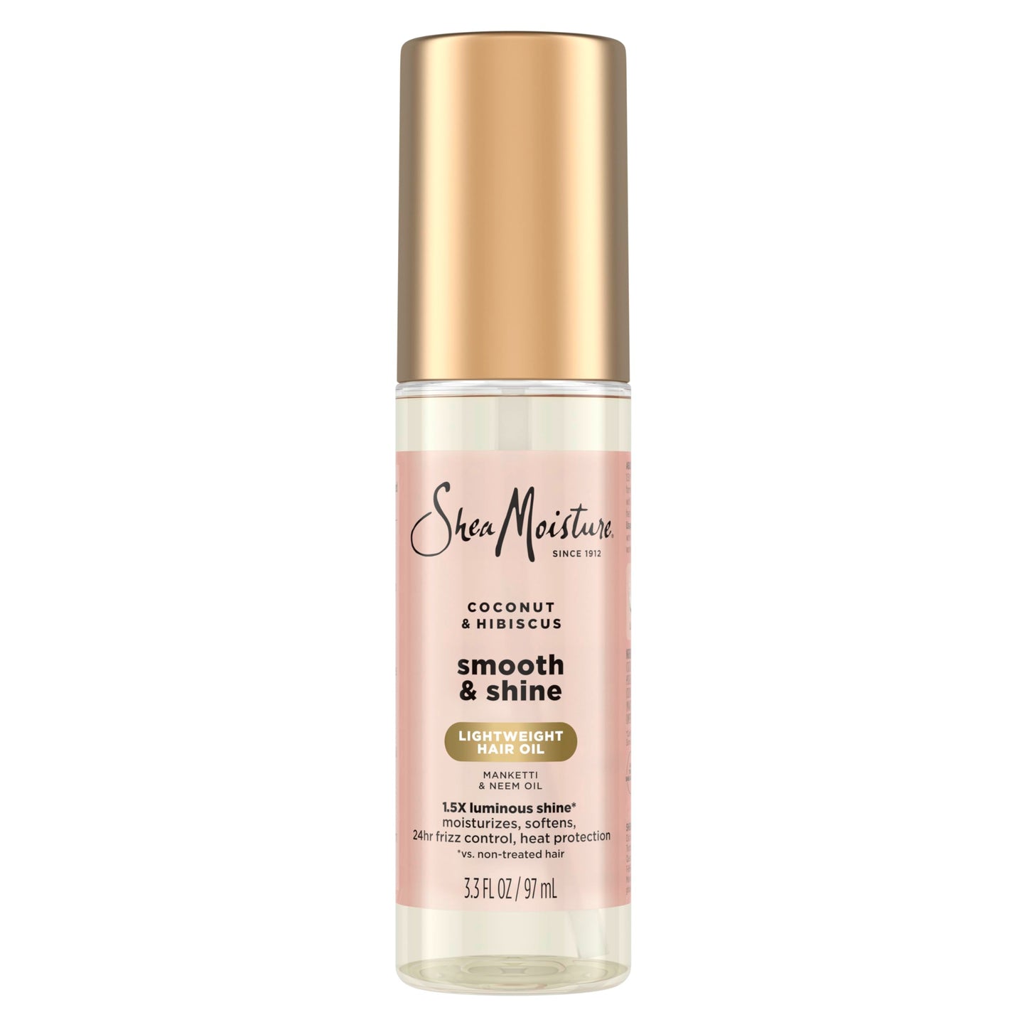 Shea Moisture Coconut & Hibiscus Smooth & Shine Oil Coconut & Hibiscus Softens And Hydrates Hair With Manketti And Coconut Oil For A Lightweight Beauty and Personal Care Shea Moisture Default Title