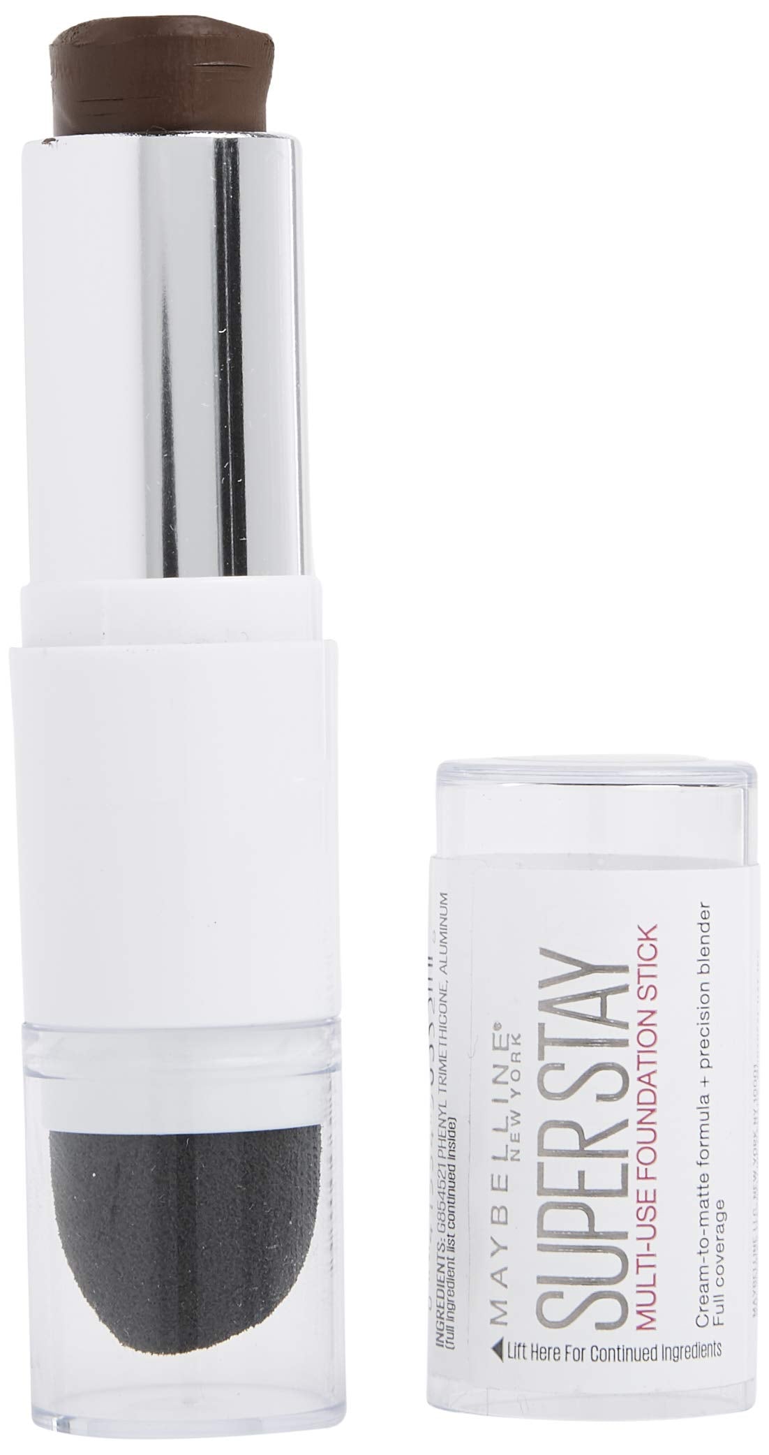 Maybelline New York Super Stay Foundation Stick for Normal To Oily Skin, Espresso, 0.25 Ounce