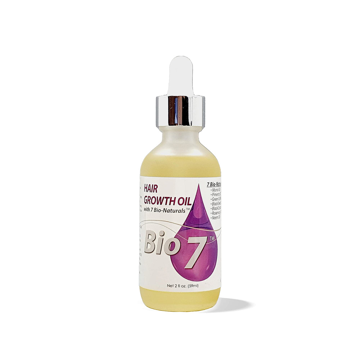 BIO7 Hair Growth Oil Drops for Scalp, 2 Fl Oz