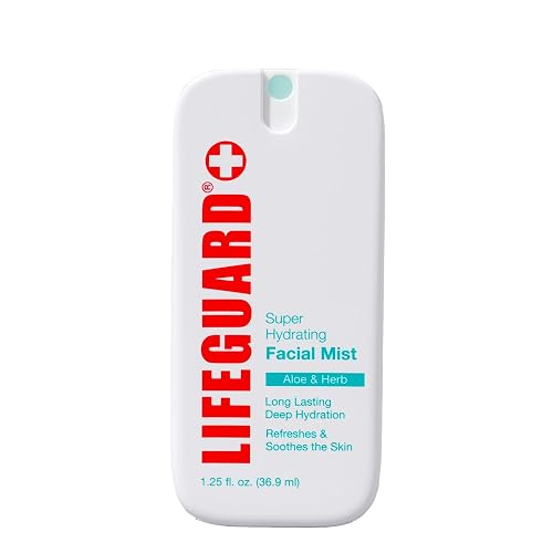 LIFEGUARD Super Hydrating Facial Mist - Aloe & Herb, Face Mist Hydrating Spray for All Skin Types, Lightweight Face Moisturizer - 1.25 fl. oz. Beauty & Personal Care LIFEGUARD