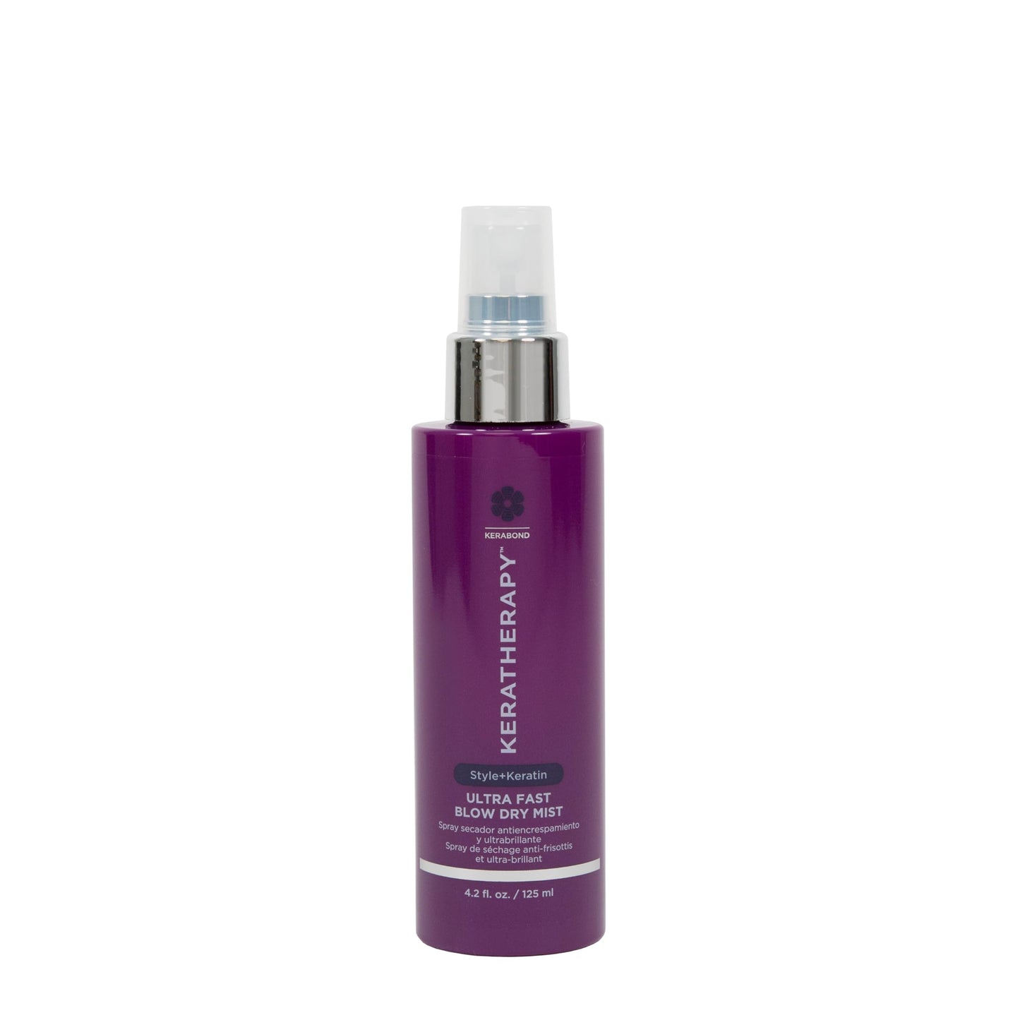 Ultra Fast Blow Dry Mist Perfect Blowout for Hair, 4.2 fl. oz., 125 ml - Keratin Infused Blow Dry Spray for Styling & Frizz-free Styling Beauty & Personal Care KERATHERAPY