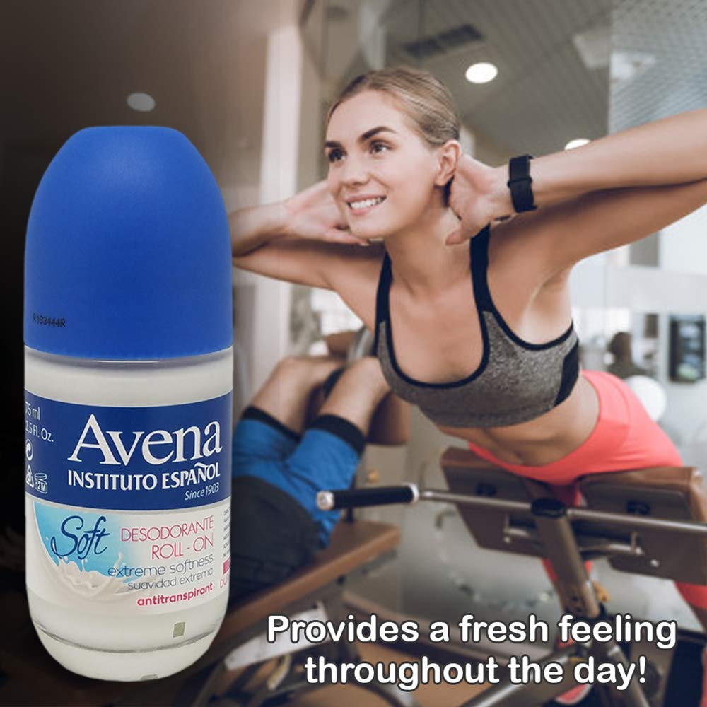 MILK ROLL ON DEODORANT SOFT SKIN PROTECTS HYDRATE NOT IRRITANT INSTITUTO ESPANOL by Instituto Espanol Beauty and Personal Care Instituto Español