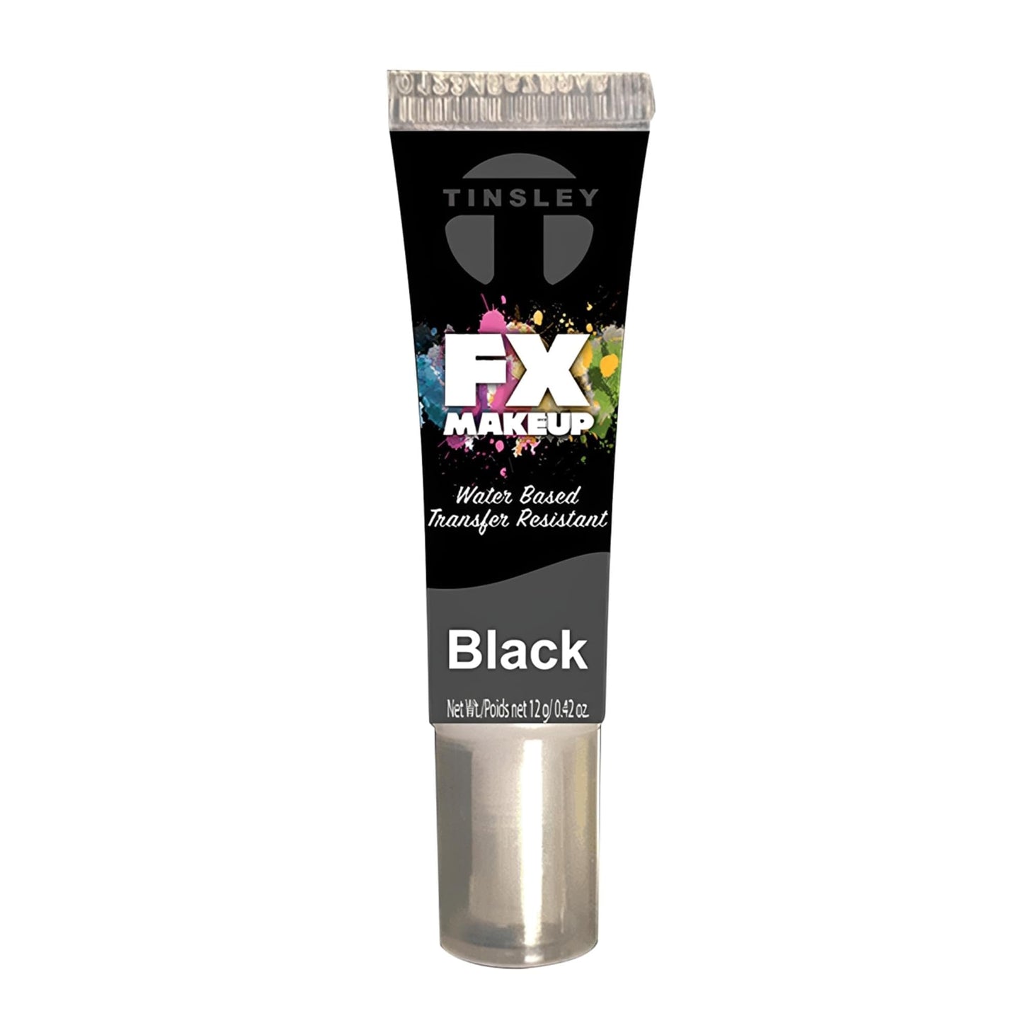 Tinsley Transfers FX Makeup - Face and Body Paint - Water-Based Cream - 7g / 0.24 oz Tube (Black), 1.0 Count Beauty & Personal Care Tinsley Transfers