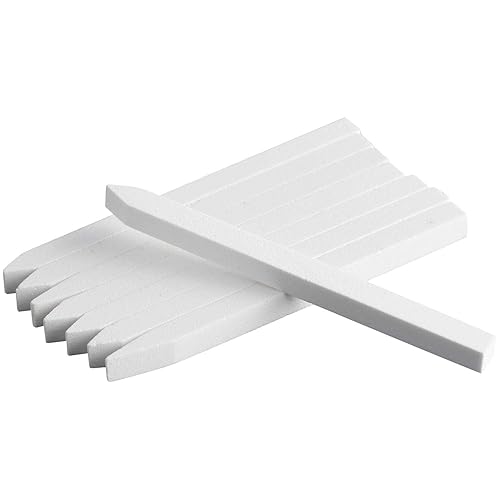 18 Pcs Nail File Pumice Stone Cuticle Pusher Nail Art Pedicure & Manicure Tools (White) Beauty & Personal Care LoveBB