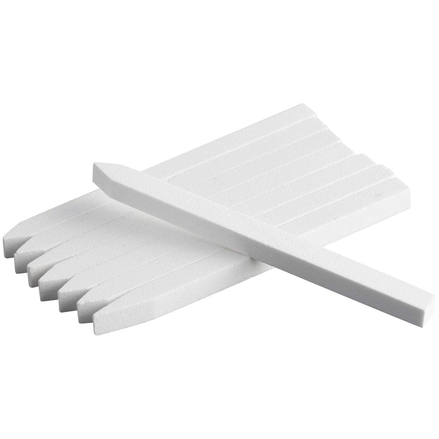 18 Pcs Nail File Pumice Stone Cuticle Pusher Nail Art Pedicure & Manicure Tools (White) Beauty & Personal Care LoveBB