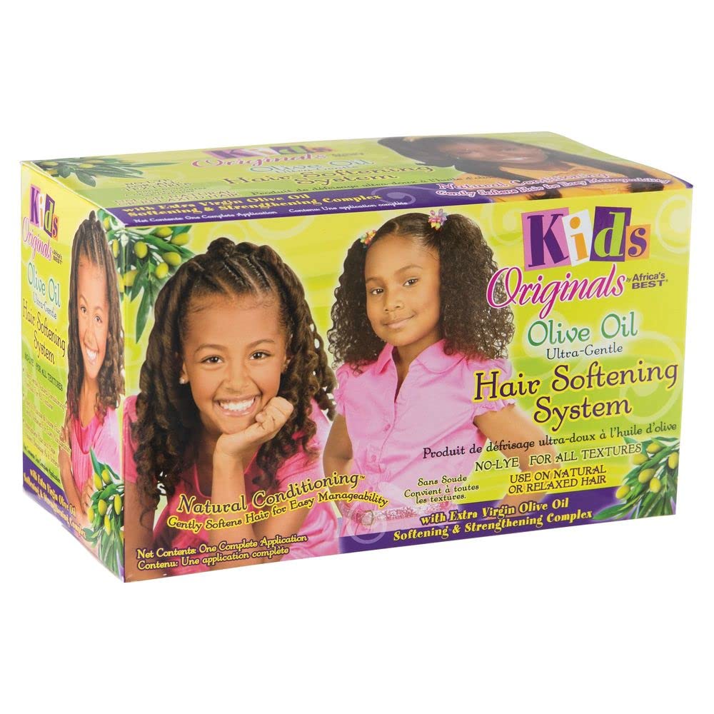Originals by Africa's Best Kids Olive Oil Ultra-Gentle Hair Softening System, Natural Ultra-gentle, Organic Conditioning, Strengthens and Helps Beauty & Personal Care Originals by Africa's Best