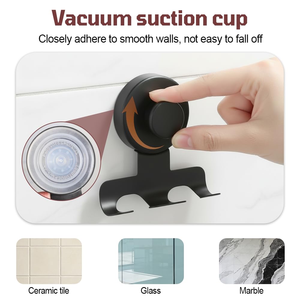 BDKMMS Suction Cup Razor Holder, 2Pcs Stainless Steel Wall Mount Hooks Metal Shower Hook for Razors, Towels and Loofahs Beauty and Personal Care BDKMMS