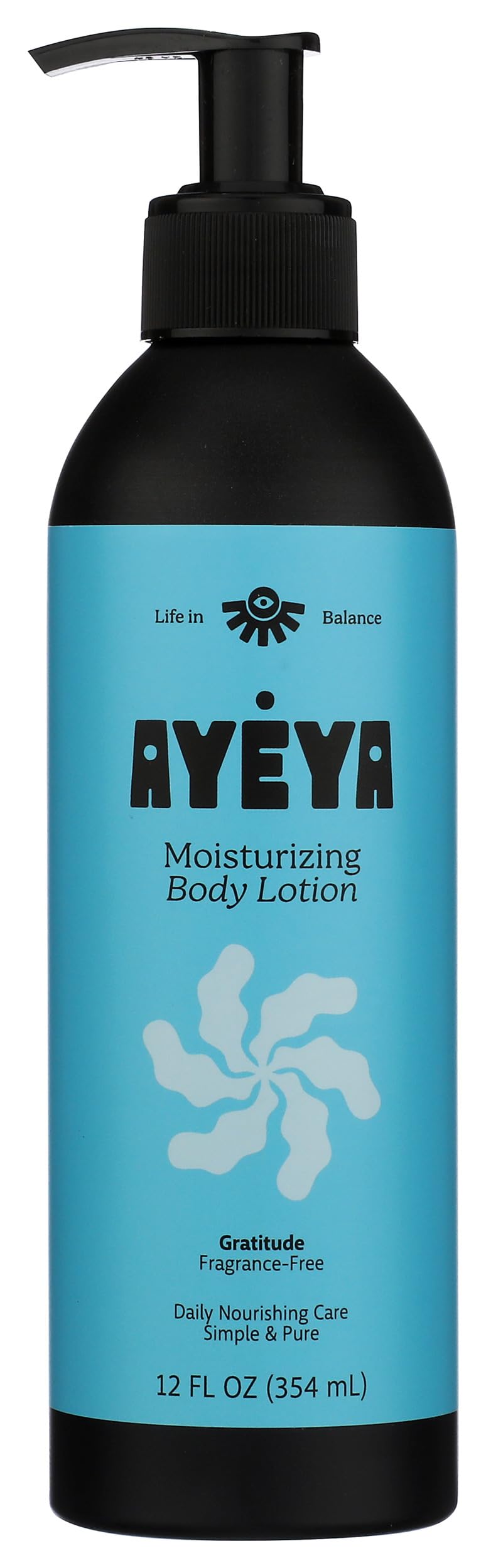 Ayeya Fragrance-Free Moisturizing Body Lotion - Gratitude - Vegan Body Moisturizer for Dry, Sensitive Skin - Unscented Daily Lotion with Shea Butter Beauty & Personal Care Ayeya