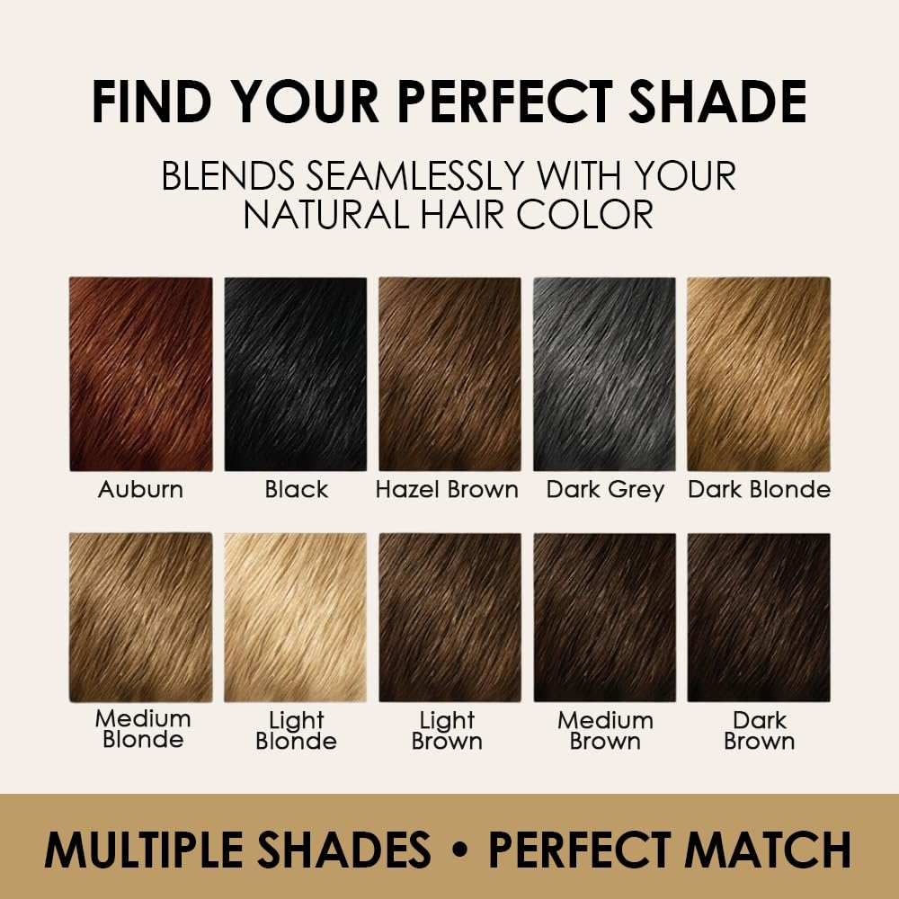 VOLUFY Dark Grey Hairline Powder, Hair Fiber & Root Coverage Beauty & Personal Care VOLUFY