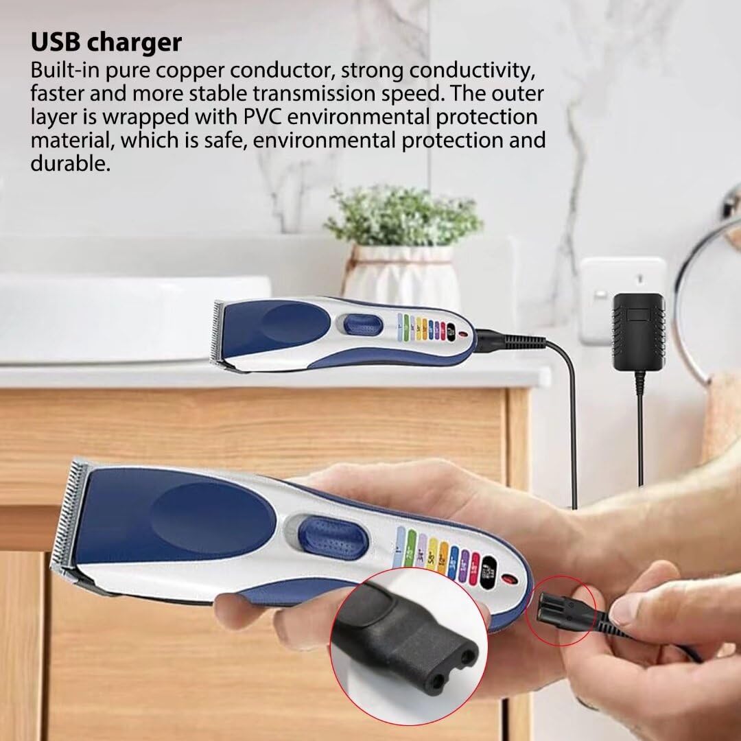 Power Cord 5V Charger USB Adapter Fits for Norelco HQ8505, 7000 7100 7200 7300 7400 7500 7600 7700 Series Shavers by Acupress Beauty and Personal Care Acupress